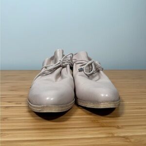 🩰 Django & Juliette Kotty Leather Shoes Women's Size 40 Blush Pink Lace Up
